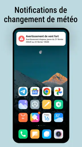 Météo locale et nouvelles