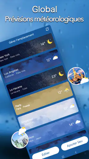 Météo locale：Prévisions météo