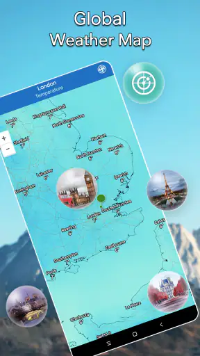 Météo locale：Widget d'alerte