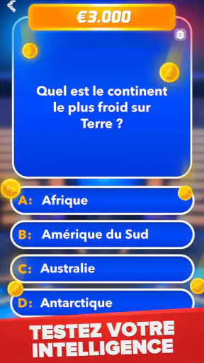 Millionnaire - Jeu de quiz