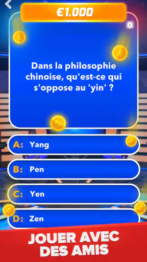 Millionnaire - Jeu de quiz
