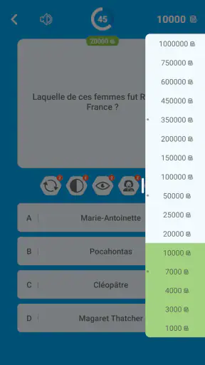 Millions Quiz - Français
