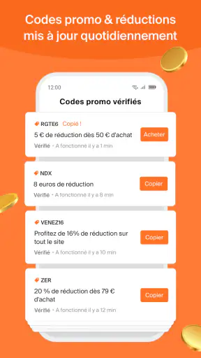 Mino: Codes promo automatiques
