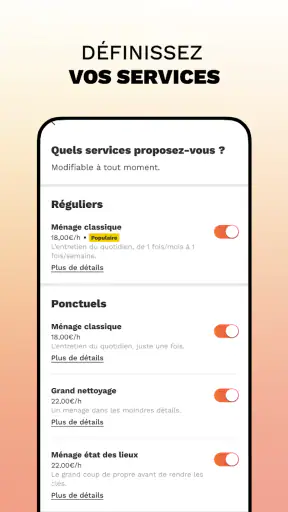 Mission à domicile Wecasa Pro