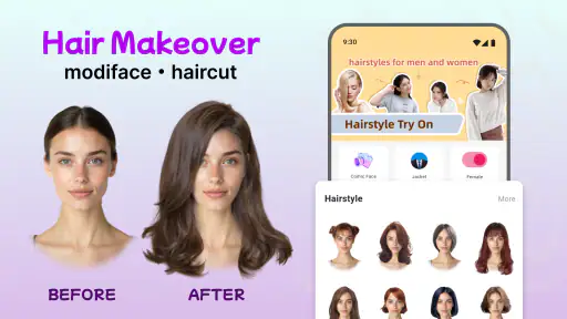 Modiface Haircut：Hair Makeover