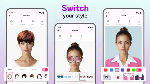 Modiface Haircut：Hair Makeover