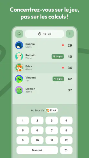 Mölkky Champion: Score & Stats