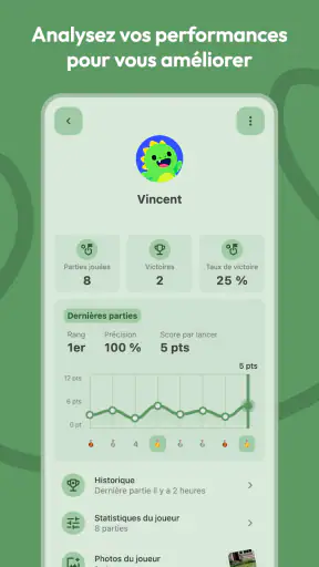Mölkky Champion: Score & Stats