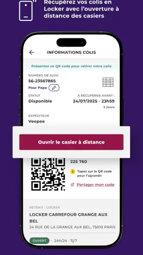 Mondial Relay, suivi de colis