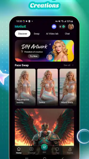 MotioX: AI Video, Art & Chat