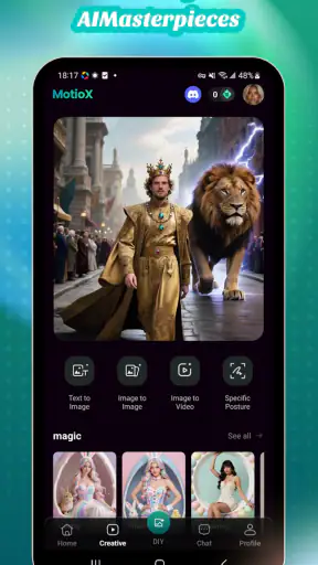 MotioX: AI Video, Art & Chat