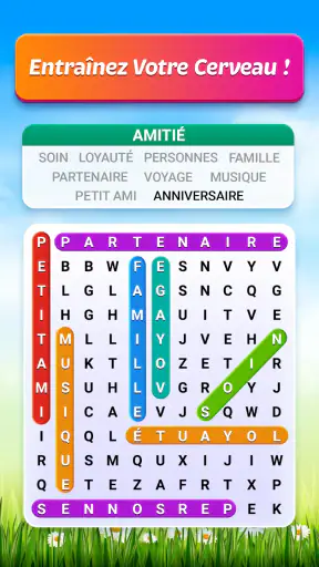 Mots Mêlés - Jeu de Mots