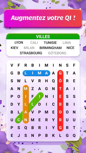 Mots Mêlés - Jeu de Mots