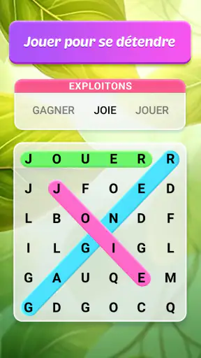 Mots Mêlés - Jeu de Mots