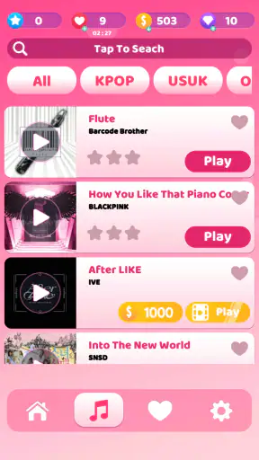 Music Piano Tiles - Kpop UsUk