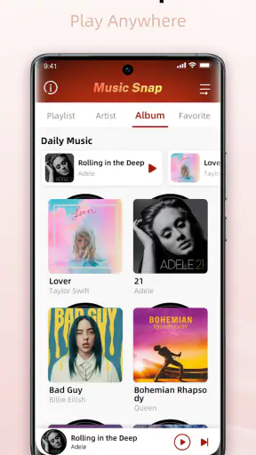 Music Snap:Audio&MP3 Player