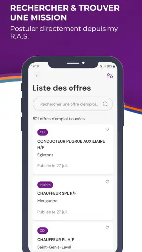 my RAS – Emploi et Intérim