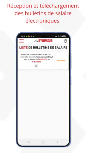 mySynergie – Intérimaires