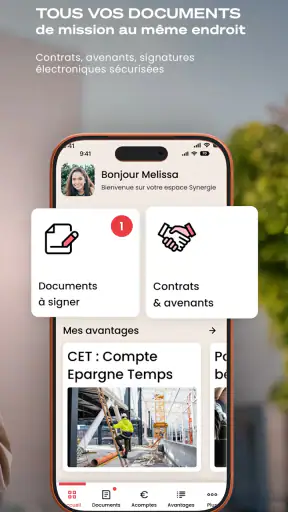 mySynergie - Missions Intérim