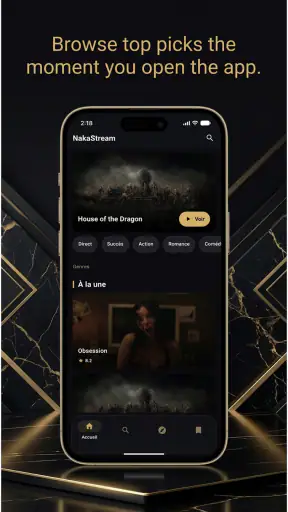 NakaStream: films et séries