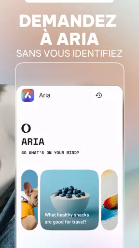 Navigateur Opera: VPN et IA