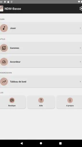 NDM-Basse : apprendre notes