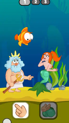 Neptune vs Mermaid: Fish Prank