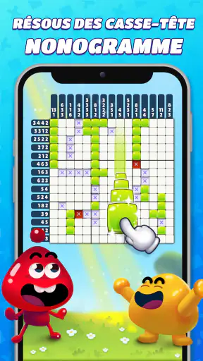 Nonogram Crossing Logic Puzzle