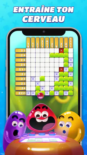 Nonogram Crossing Logic Puzzle