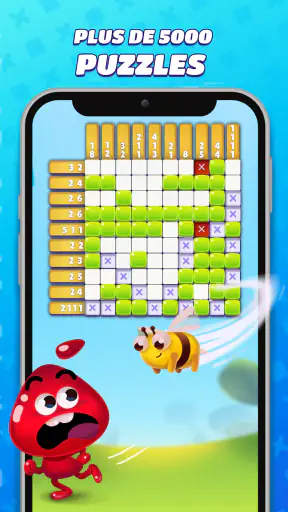 Nonogram Crossing Logic Puzzle