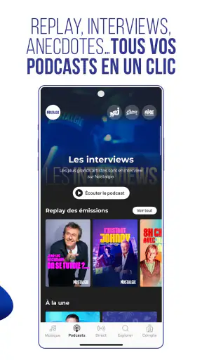 Nostalgie FM, Radio & Podcast