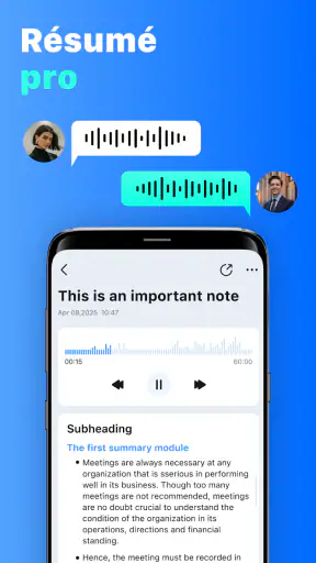 Notes Vocales：NoteFlow