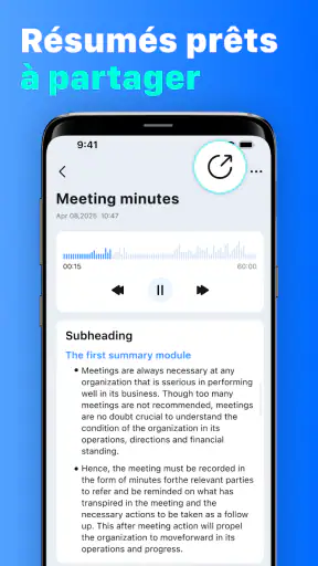 Notes Vocales：NoteFlow