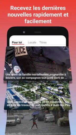 Nouvelles locales - Temps réel