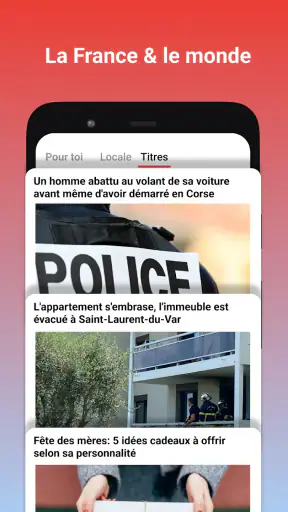 Nouvelles locales - Temps réel