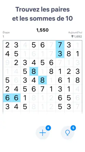 Number Match: Jeu de réflexion