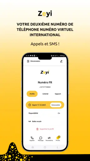Numéros virtuels & Appels Sms