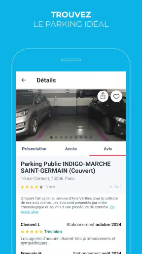 Onepark, Réservez un parking !