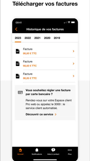 Orange Pro, espace client pro