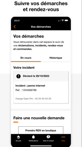 Orange Pro, espace client pro