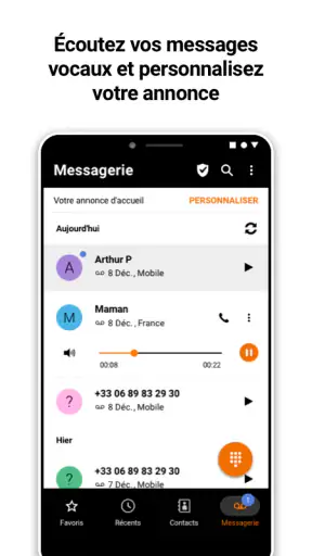 Orange Téléphone - Anti-spam