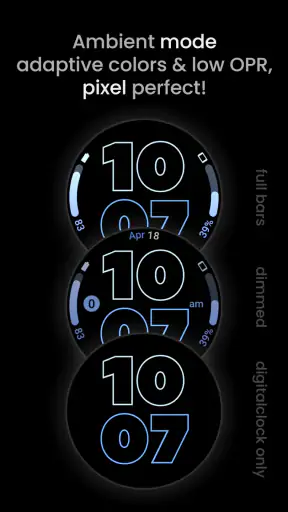 Outlined Watch Face