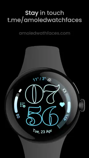 Outlined Watch Face