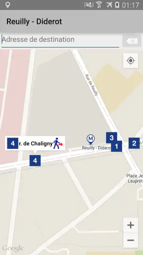 Paris-ci la Sortie du Métro
