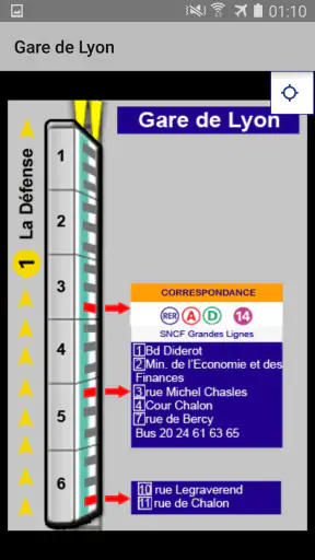 Paris-ci la Sortie du Métro
