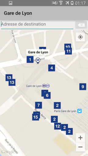 Paris-ci la Sortie du Métro