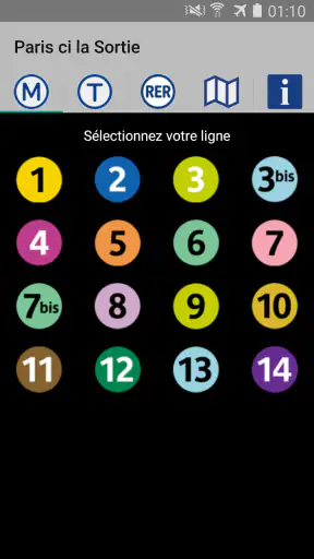 Paris-ci la Sortie du Métro