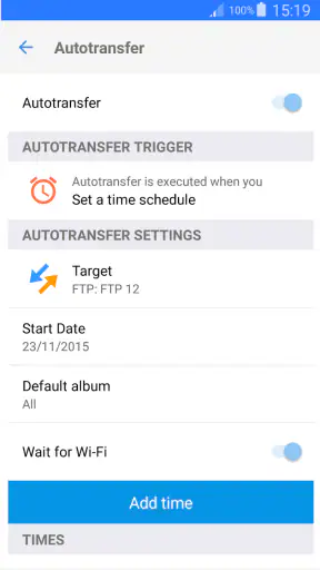 PhotoSync Autotransfer Add-On