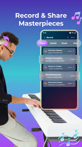 Piano Keyboard - Learn & Game