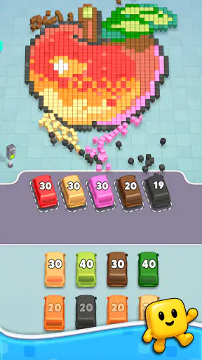 Pixel Drop: Bus Puzzle